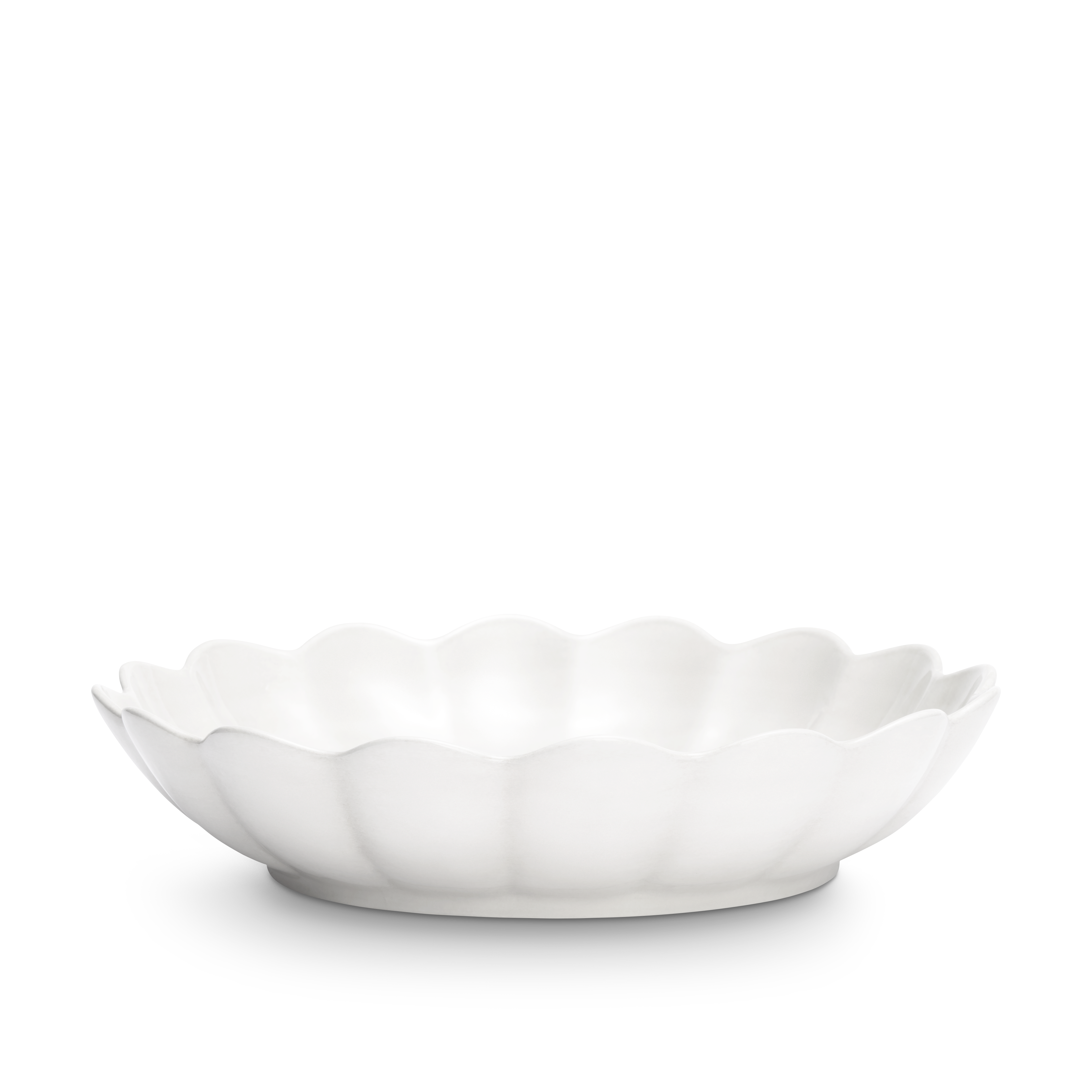 Oyster Skål 31cm Vit