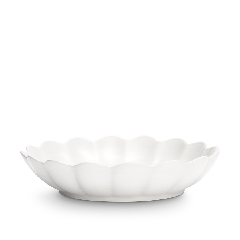 Oyster Skål 31cm Vit