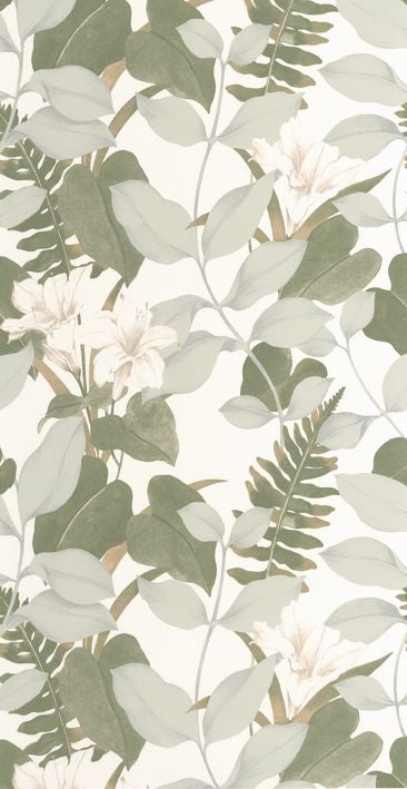 Casadeco - Royal Lily Vert Cendre Soliflore