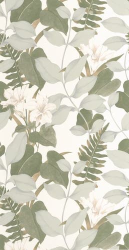 Casadeco - Royal Lily Vert Cendre Soliflore