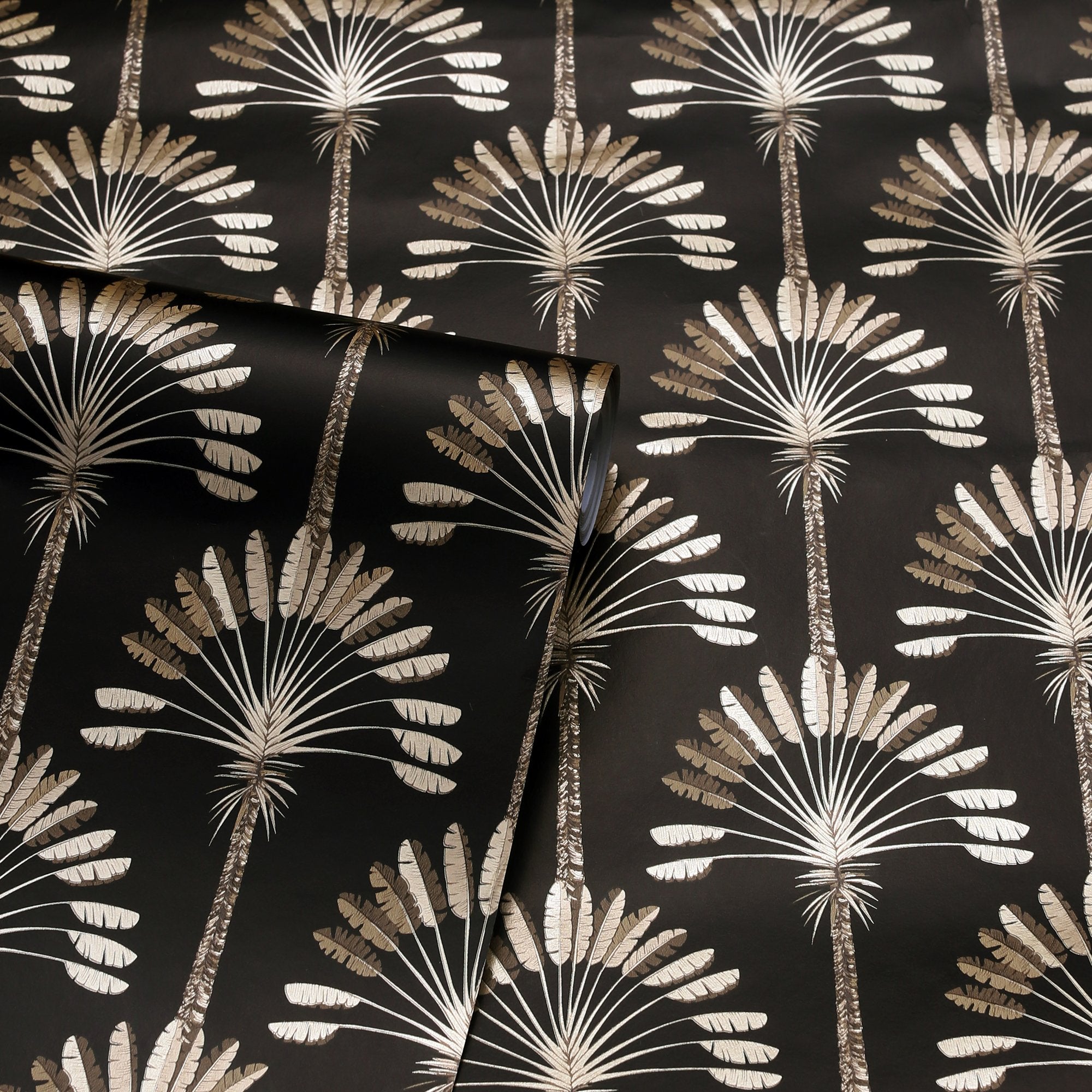 Palm Palace Black & Gold