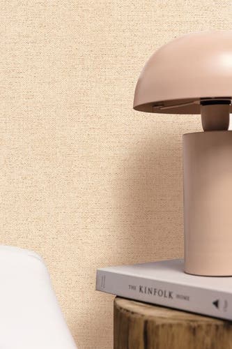 Caselio - Uni Metallise Beige Fonce Damier