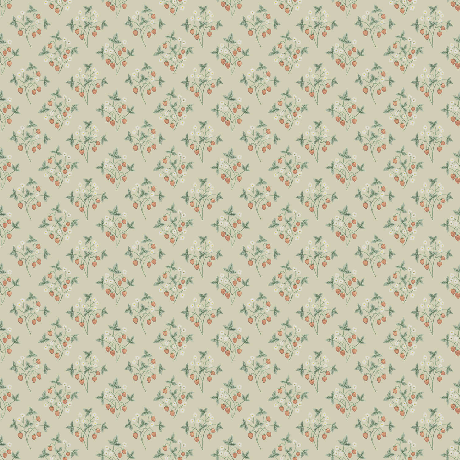 Midbec Tapeter - Jordgubbar