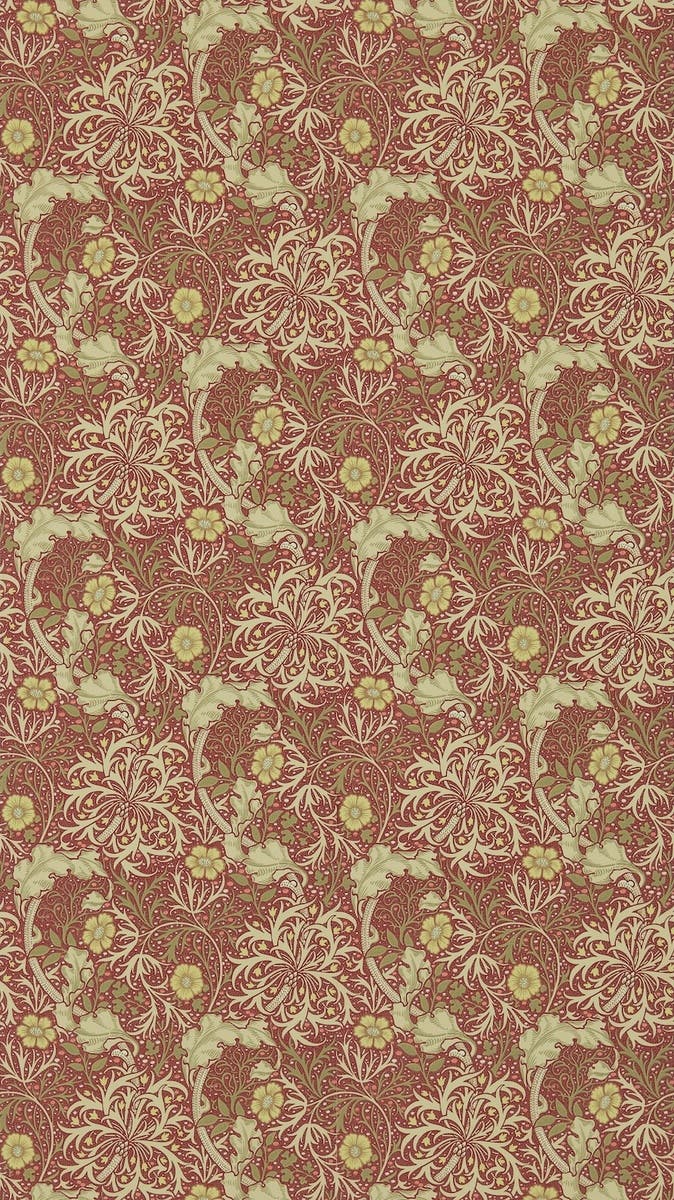 Morris Seaweed Red/Gold Morris 160th Anniversary