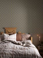 August Blå Gammalsvenska Papper