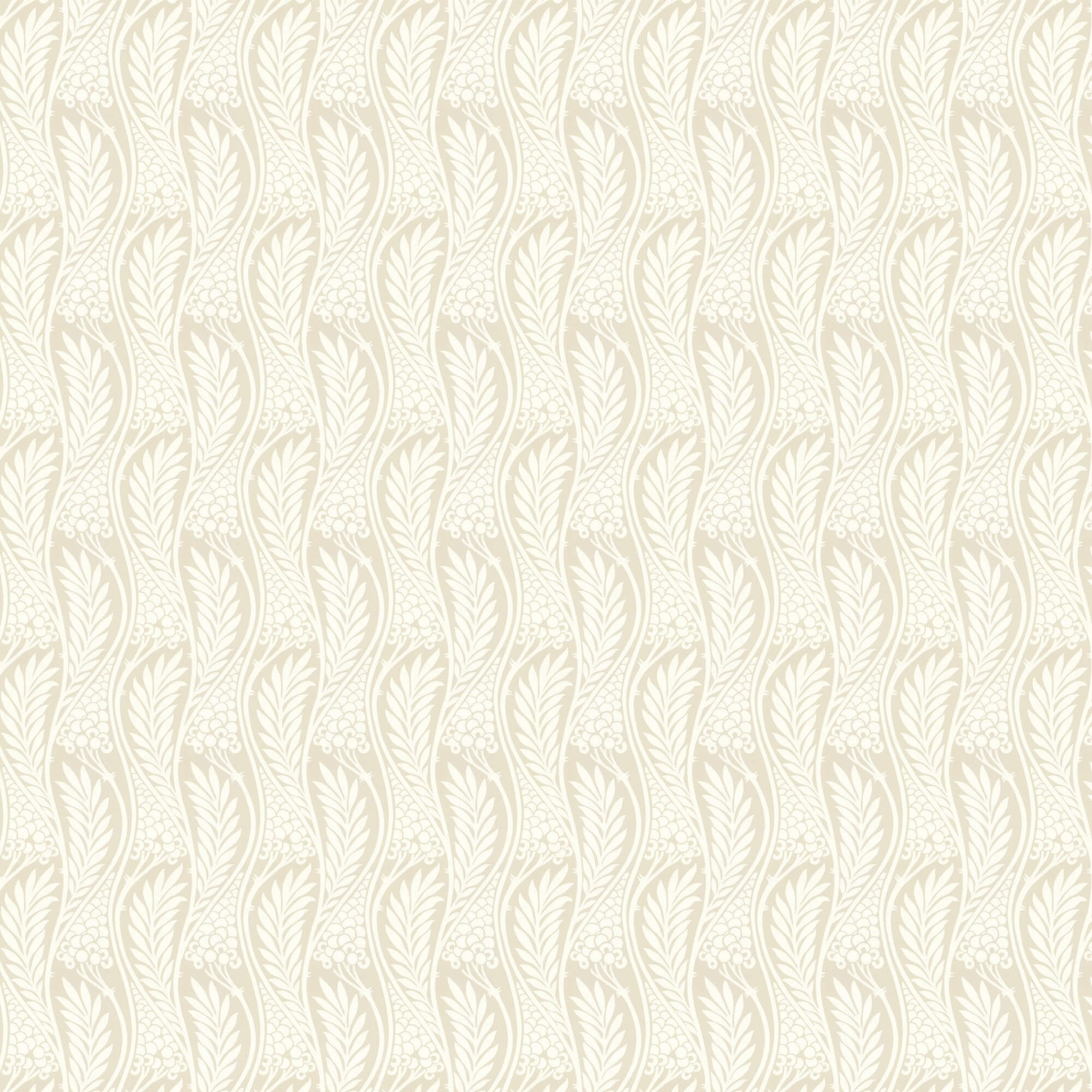 Lim & Handtryck - Vingård - Torv/Vit K49-13