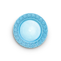 Lace Tallrik 25 cm Turkos