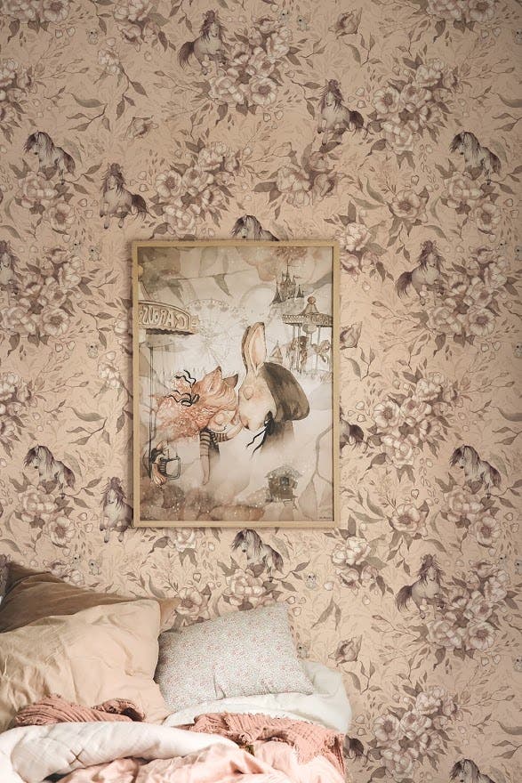 Ponies for Hollie Sandy Pink MM-0104