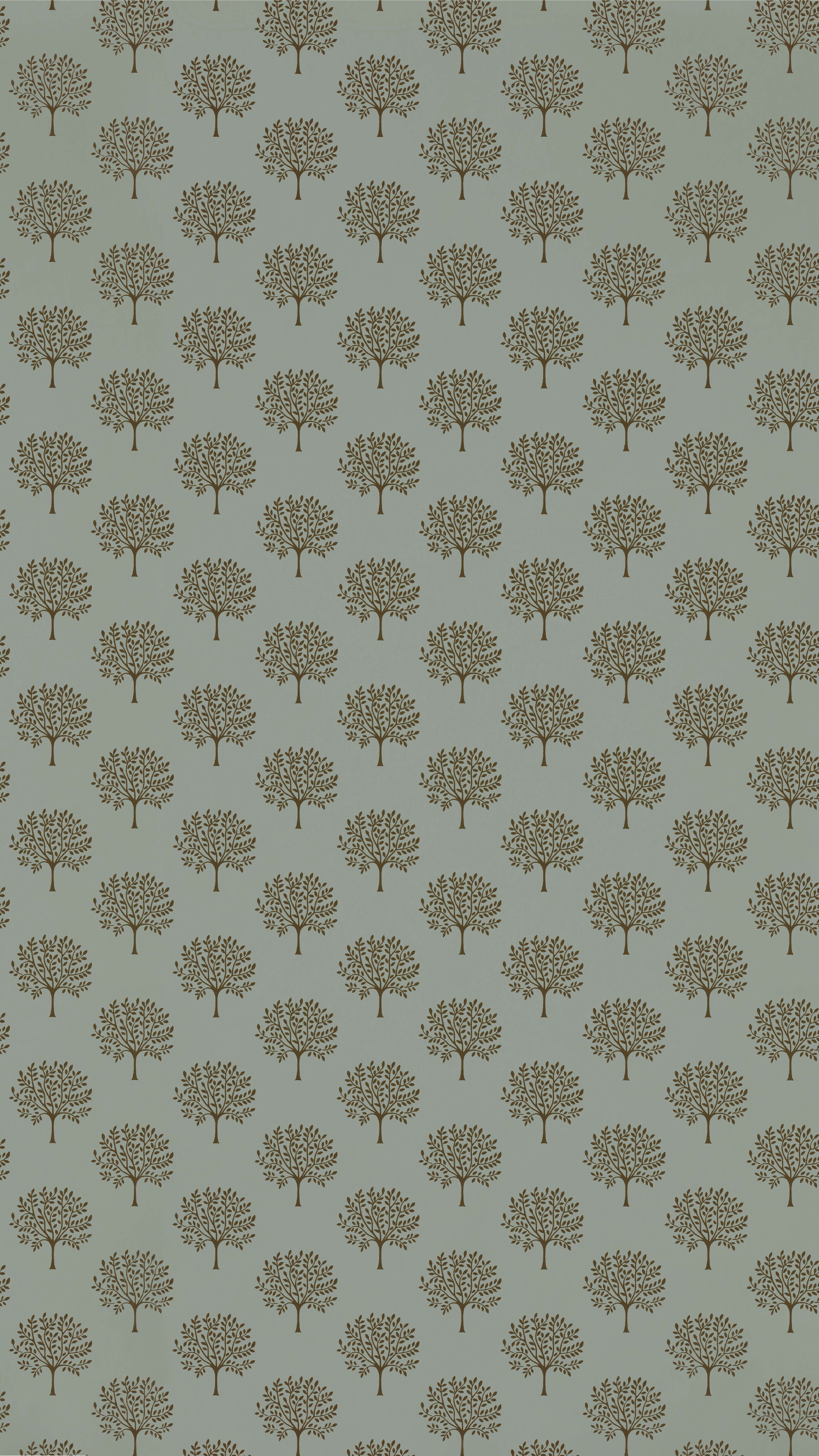 Sanderson - Marcham Tree Copper Grey Littlemore Wallpapers