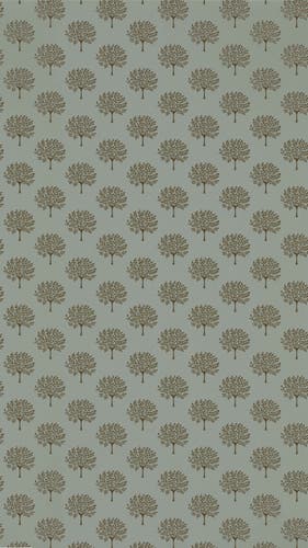 Sanderson - Marcham Tree Copper Grey Littlemore Wallpapers