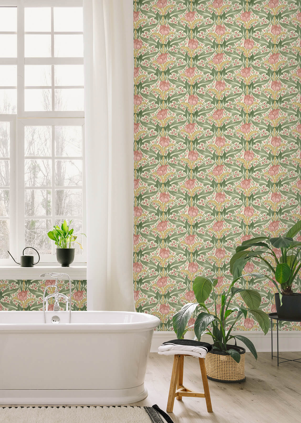 GP&J Baker - Brantwood Tulip & Jasmine Blush BW45104-4