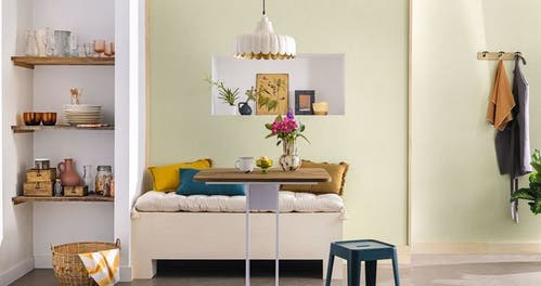 Caselio - Uni Mat Vert Lichen Damier