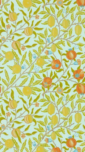 Morris & Co - Fruit Sky Cornubia Wallpapers