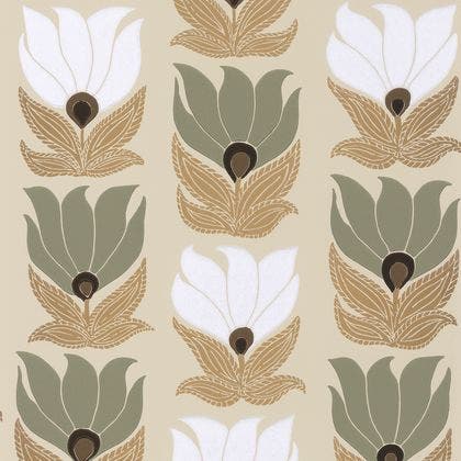 DAUPHINE GREGE/VERT ARGIL SQUARE JASMIN