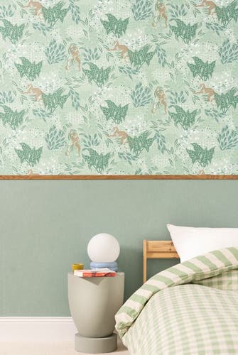 Caselio - Uni Mat Vert Celadon Damier