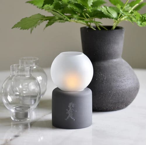 Värmeljuslykta Globe Antracitgrå