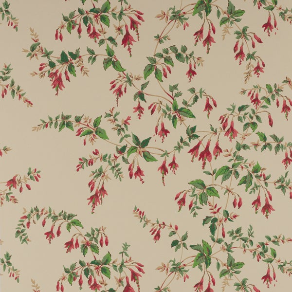 Colefax and Fowler - Fuchsia Red/Forest