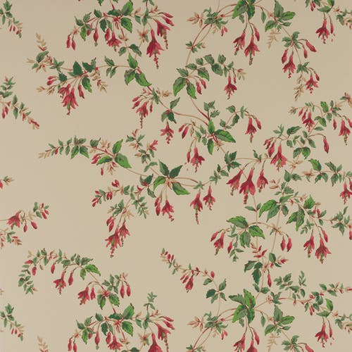 Colefax and Fowler - Fuchsia Red/Forest
