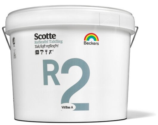 Scotte R2 Takfärg 10 L Vit