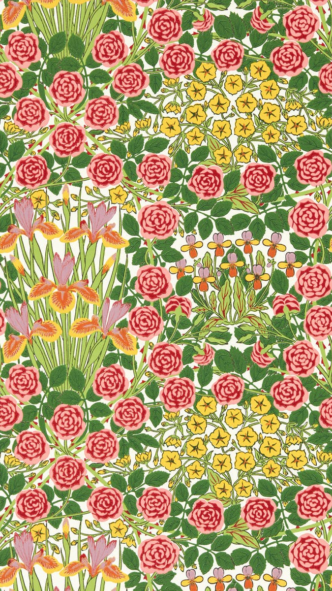 Morris & Co - Campanula Sunburst Bedford Park Wallpapers