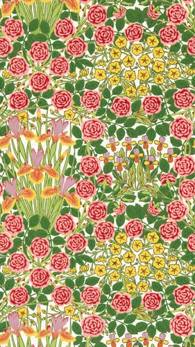 Morris & Co - Campanula Sunburst Bedford Park Wallpapers