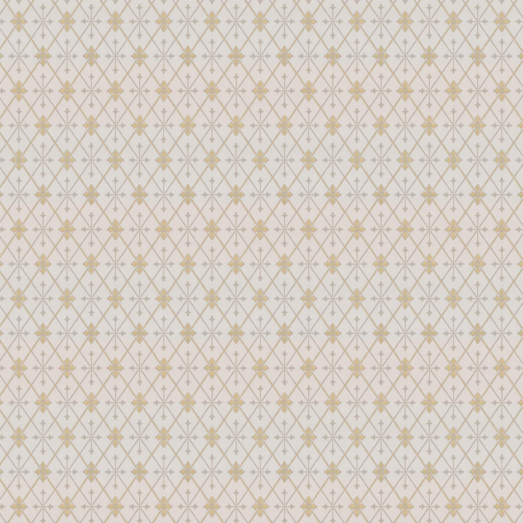 Lim & Handtryck - Skogshyddan - Beige/Guld x111-13