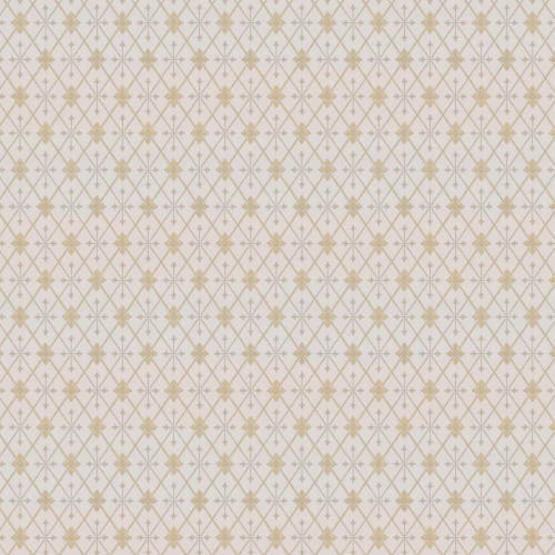 Lim & Handtryck - Skogshyddan - Beige/Guld x111-13