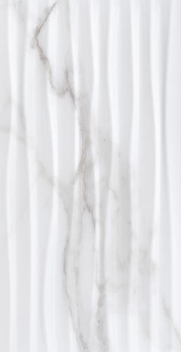 Marble Art Vit blank dekor 33,3x90 såg
