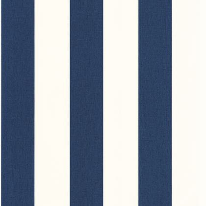 Caselio - Linen Lines Bleu Marine Basics