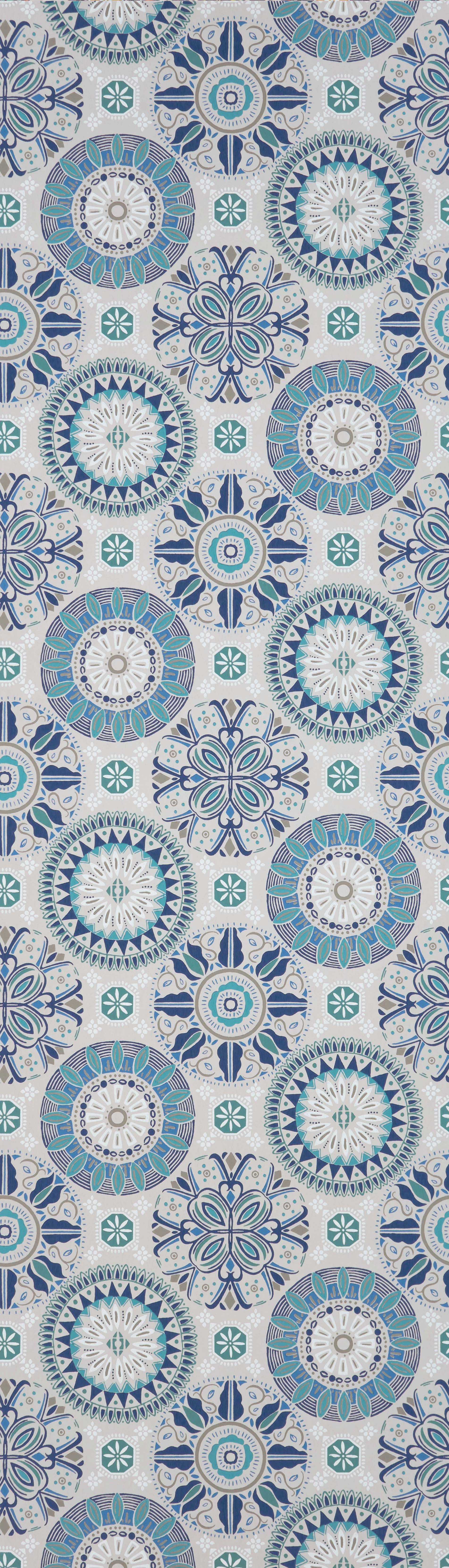 Osborne & Little - Rosetta Folium Rosetta Grey/Blue