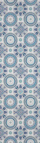 Osborne & Little - Rosetta Folium Rosetta Grey/Blue