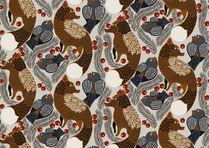 Midbec Tapeter - Ketunmarja Marimekko 6