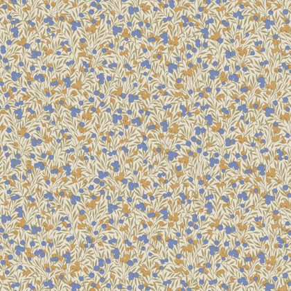 Casadeco - Cherry Naturel / Bleu Flower Market