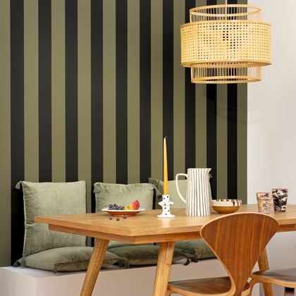 Caselio - Wide Lines Vert Olive Noi Basics
