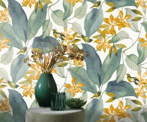 Casadeco - Delicacy Birdsong Vert / Delicacy