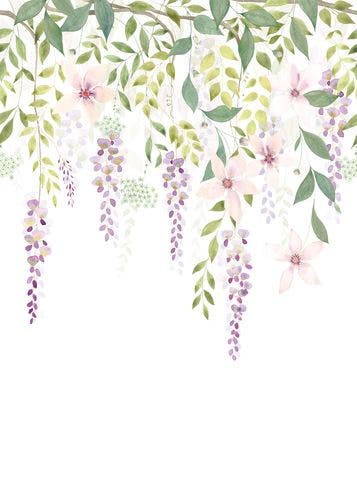 Casadeco - Glycine_M Violet 200X280 Gardens