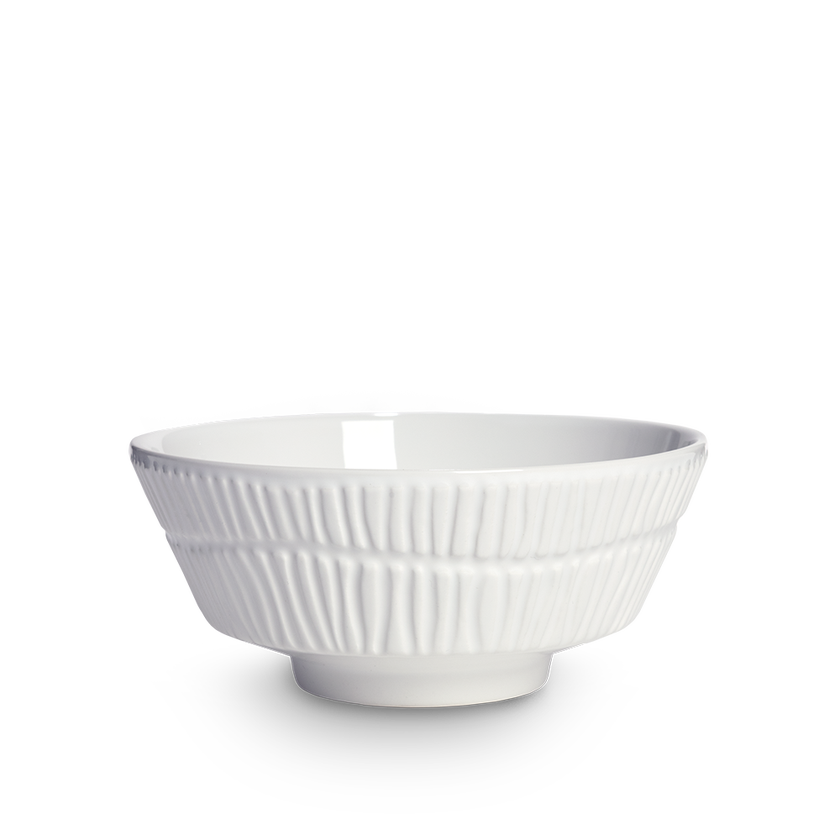 Stripes Skål 15 cm Vit