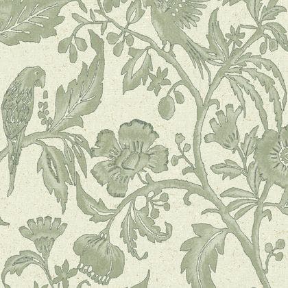 Casadeco - Etourneau Vert Sauge Bali Cad