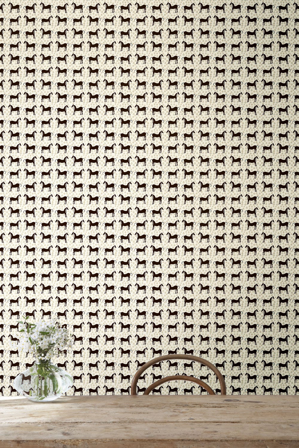 Midbec Tapeter - Musta Tamma Marimekko 6