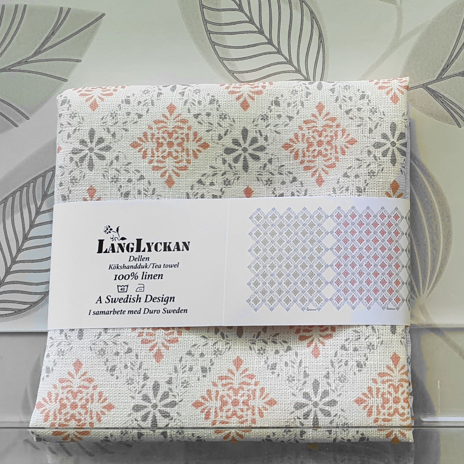 Kökshandduk Dellen Röd 47x70 cm