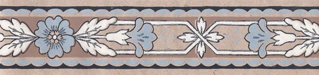 Jugend-blomma - Kvist/Blå B17-40