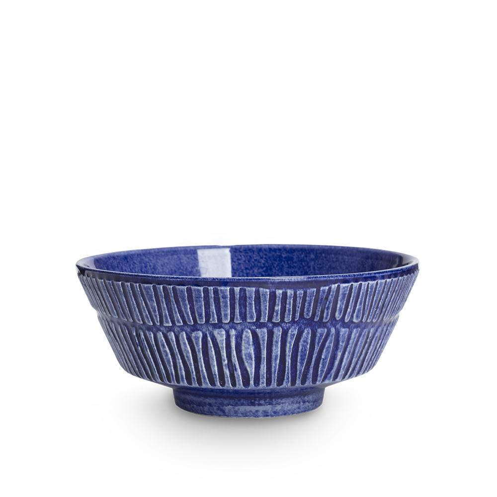Stripes Skål 15 cm Blå
