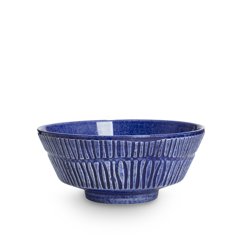Stripes Skål 15 cm Blå