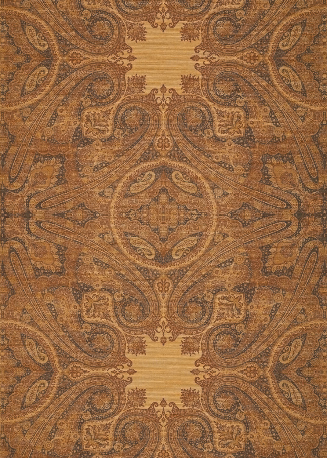 Zoffany - Elswick Paisley Sunstone Indienne Wallcoverings