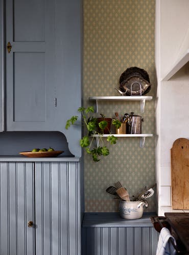 Duro - Lillstugan Grön Gammalsvenska Papper