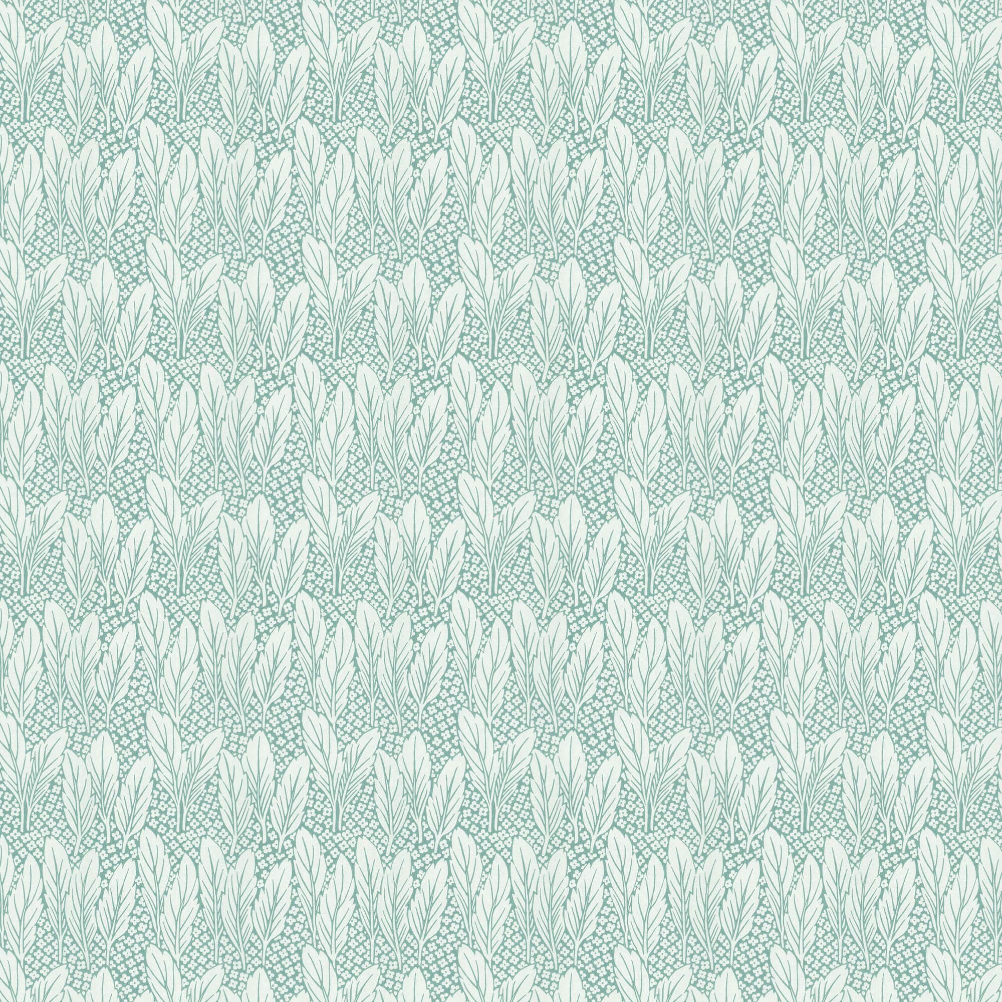 Lim & Handtryck - Trädgård - Glimmer/Turkos K50-45