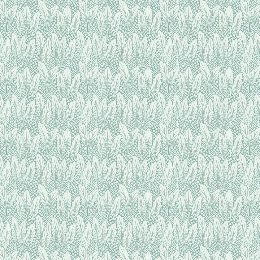 Lim & Handtryck - Trädgård - Glimmer/Turkos K50-45