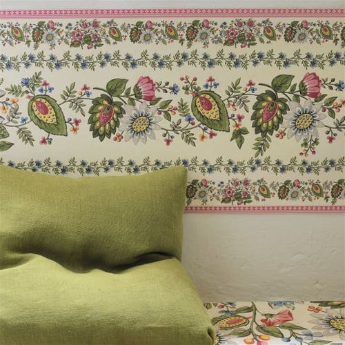 Folk Flower Wide Border Picture Book Wallpapers I