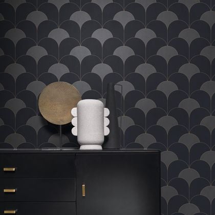 Casadeco - Theatre Noir Reglisse Twenties