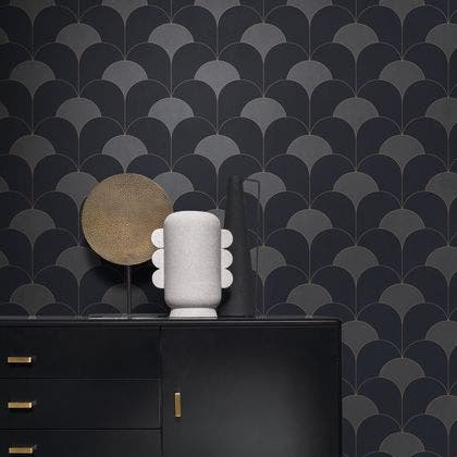 Casadeco - Theatre Noir Reglisse Twenties